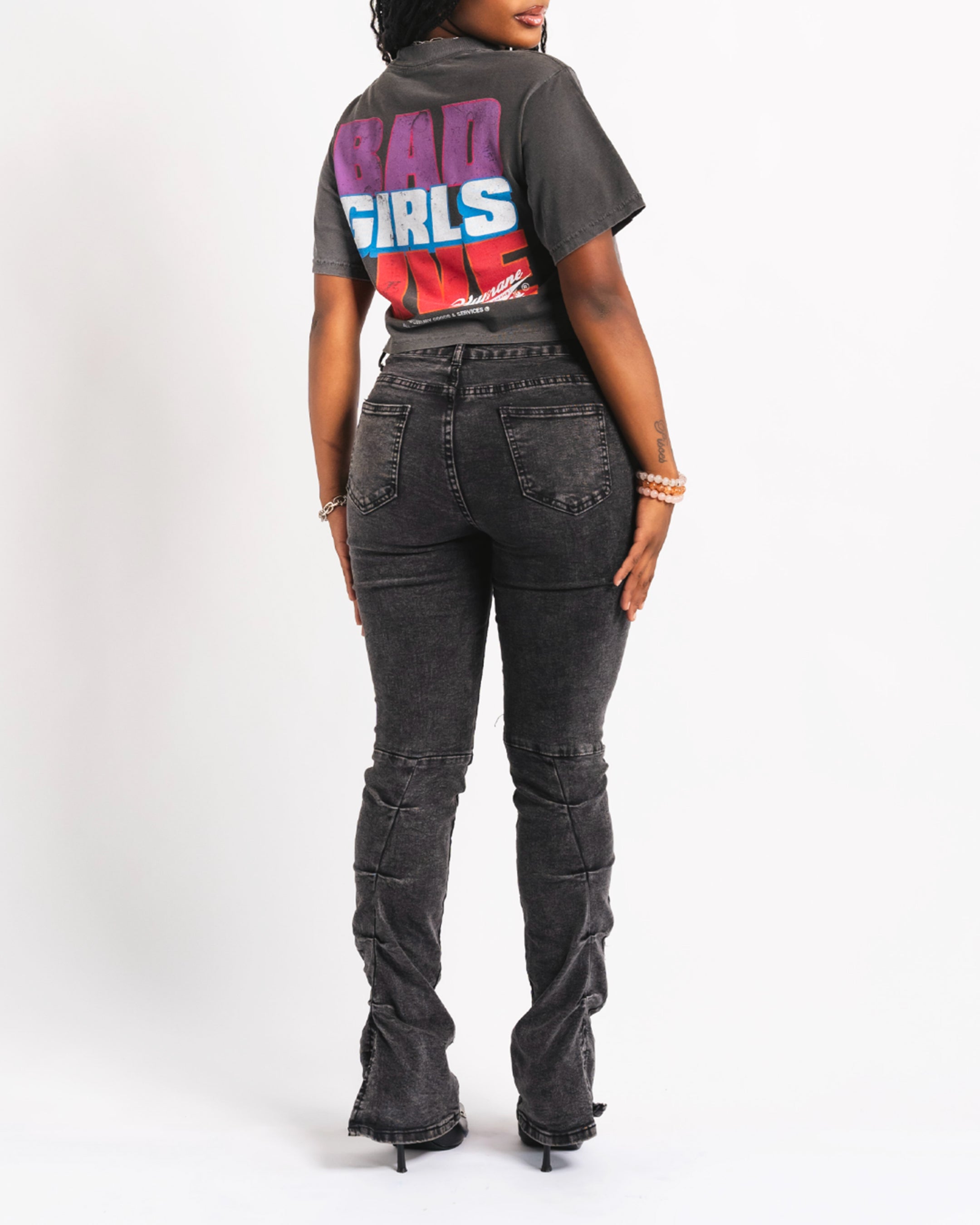 HUMANE BRAND® "Bad Girls Live Humane®" Crop Top