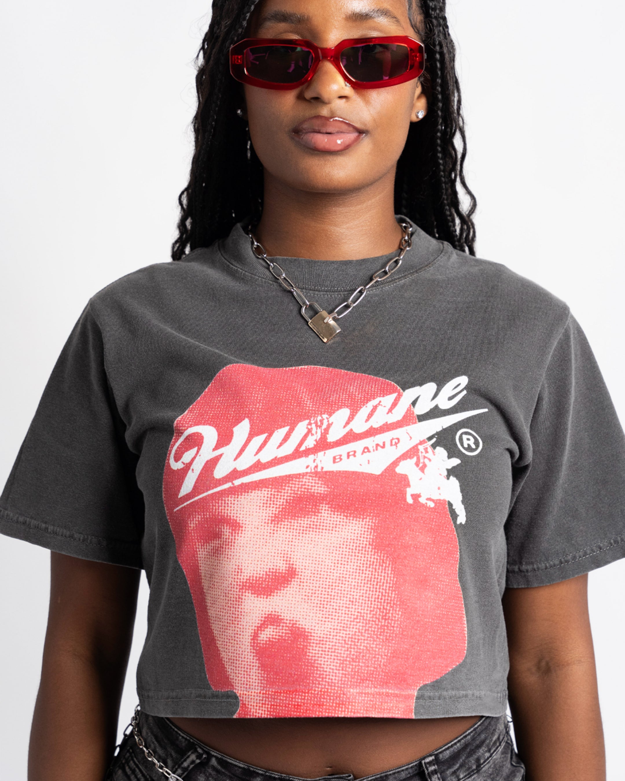 HUMANE BRAND® "Bad Girls Live Humane®" Crop Top