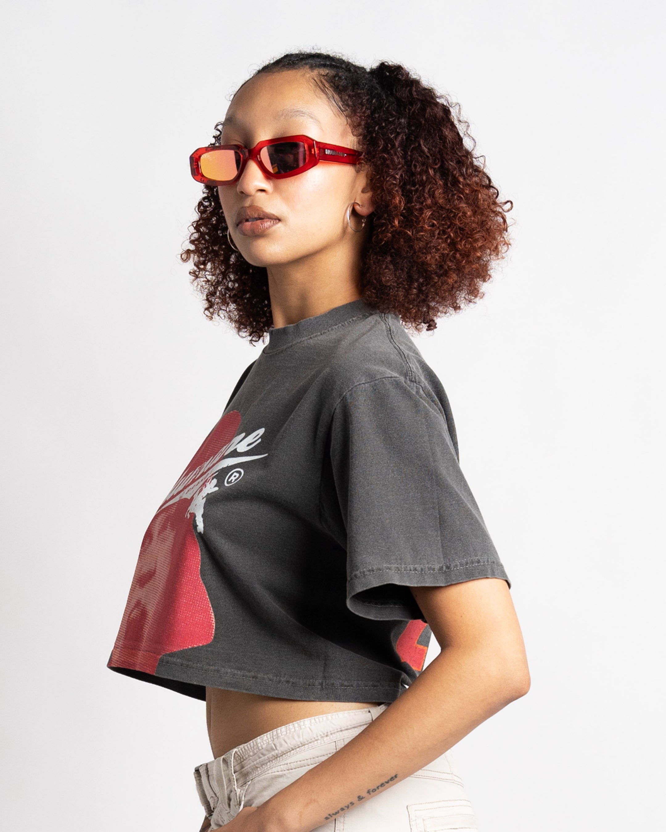 HUMANE BRAND® "Bad Girls Live Humane®" Crop Top