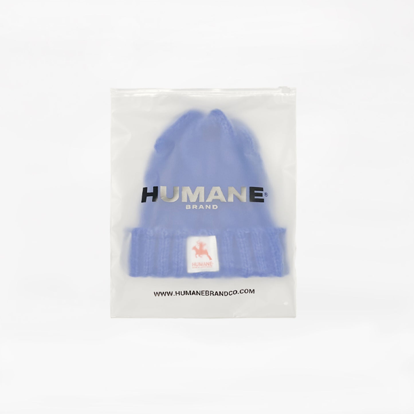 HUMANE BRAND® Blue Cable-Knit Beanie