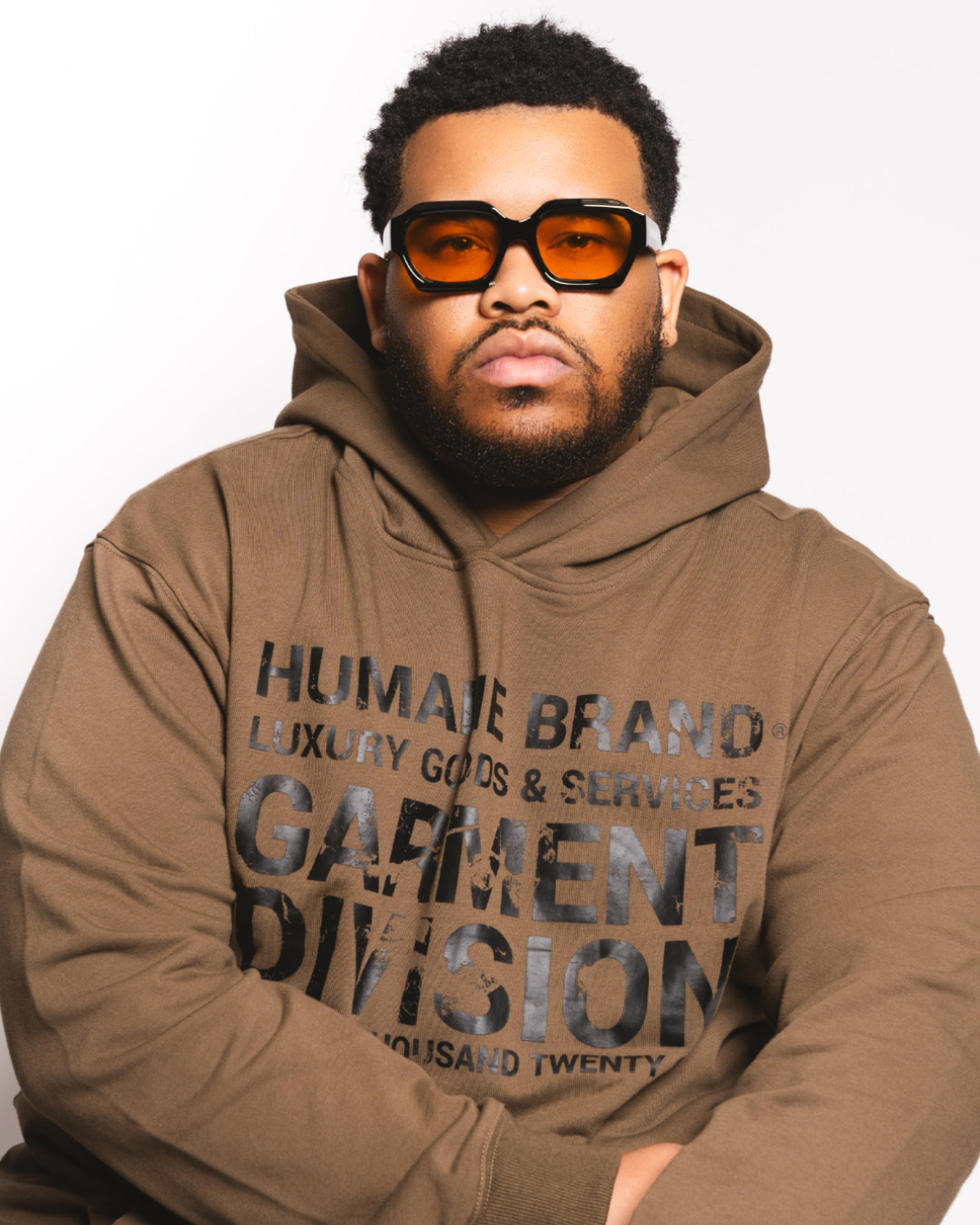 HUMANE BRAND® Garment Division Raw Edge Hoodie