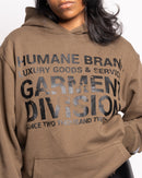 HUMANE BRAND® Garment Division Raw Edge Hoodie