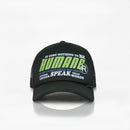 HUMANE BRAND® Black & Green Actions Trucker Hat