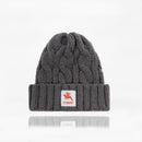 HUMANE BRAND® Grey Cable-Knit Beanie