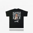 HUMANE BRAND® Ignored Dreams Black T-Shirt