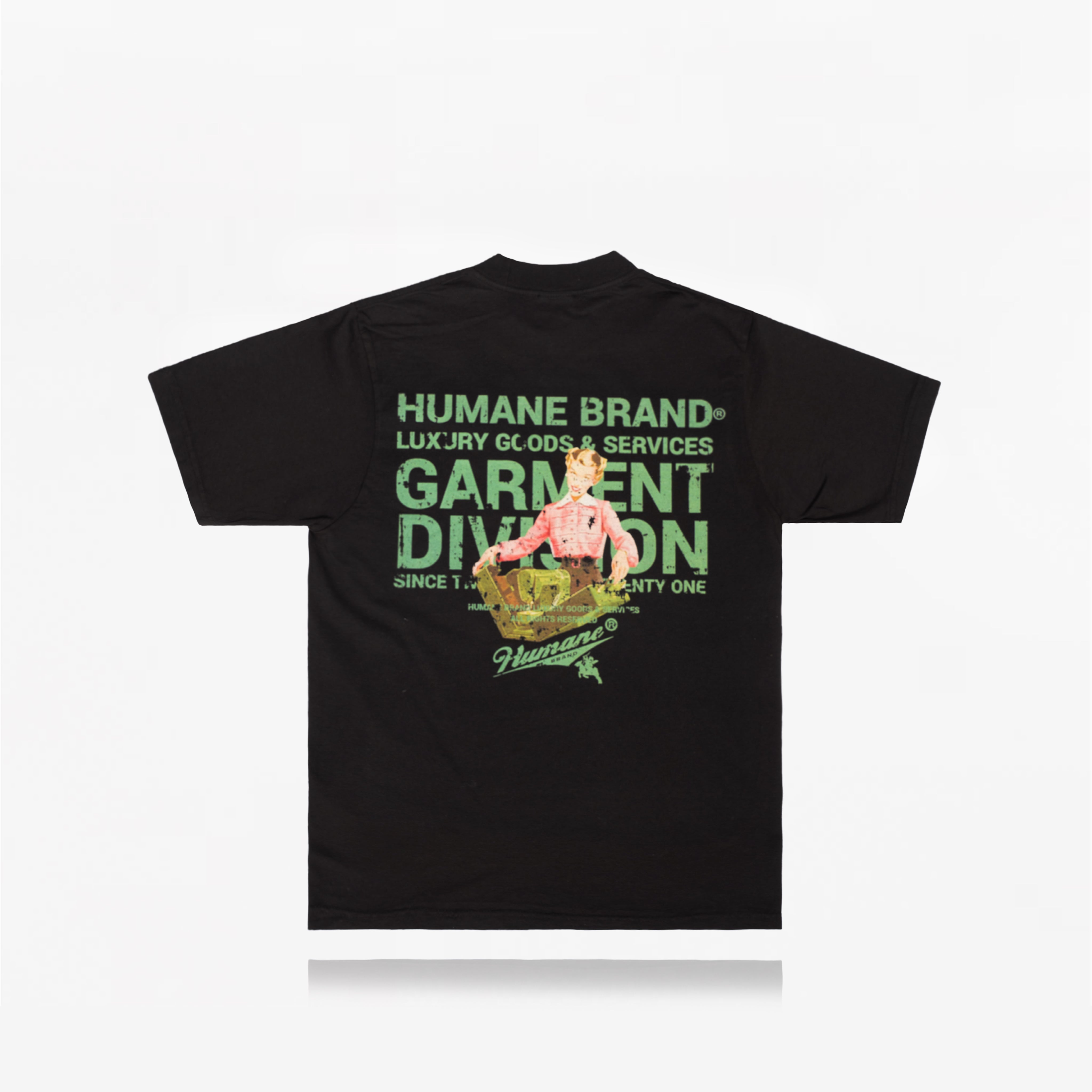 HUMANE BRAND® Black Garment Division T-Shirt