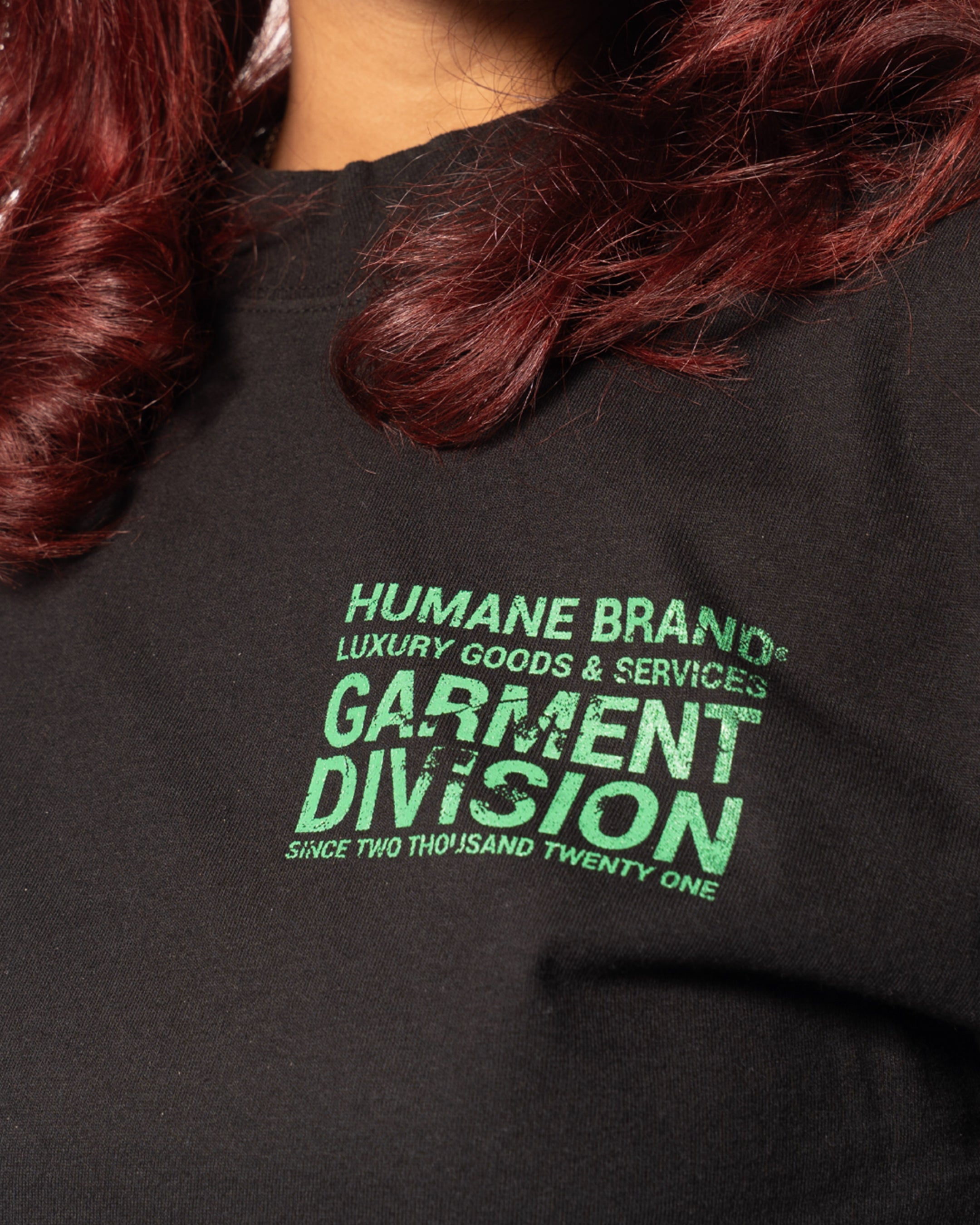HUMANE BRAND® Black Garment Division T-Shirt