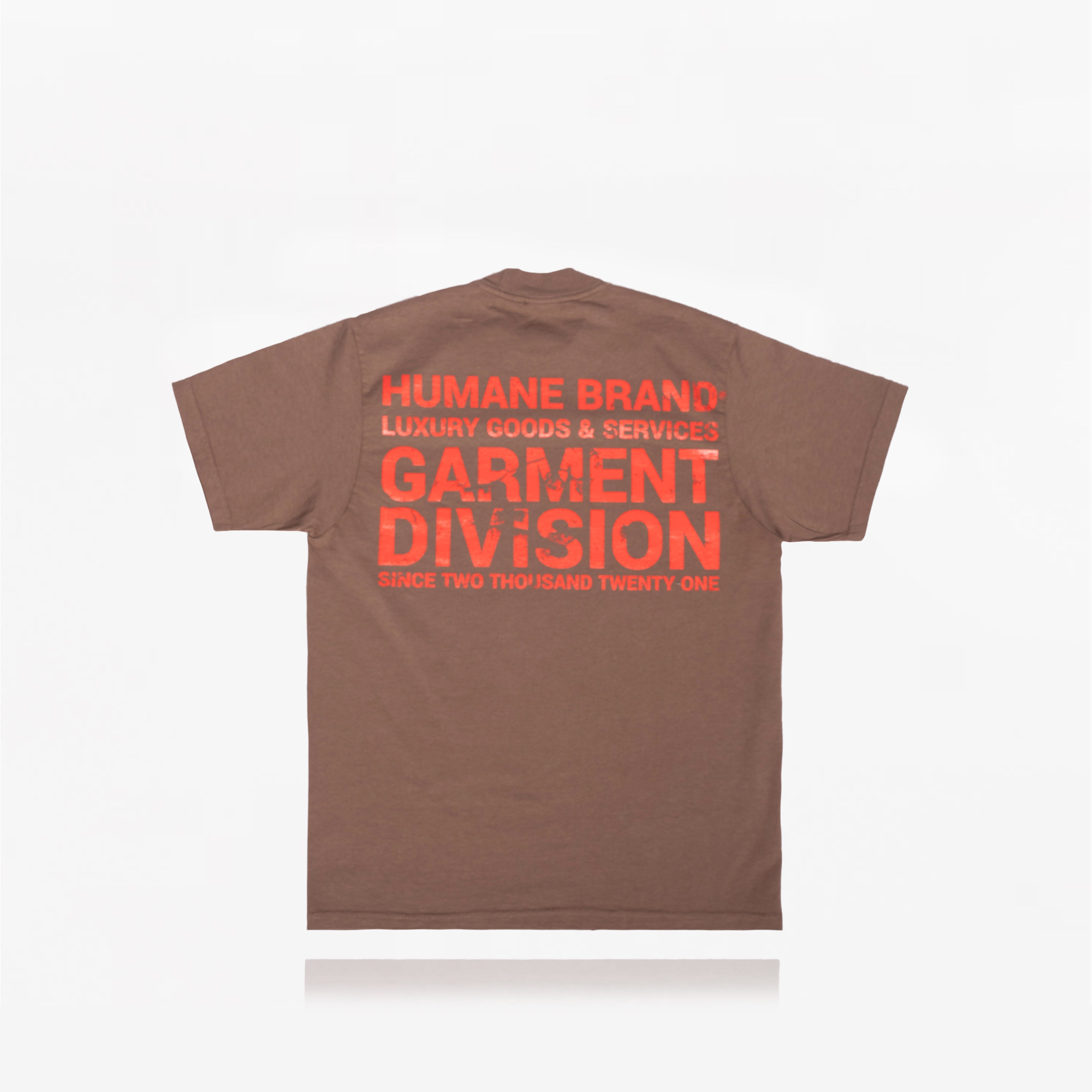 HUMANE BRAND®  Brown Garment Division T-Shirt