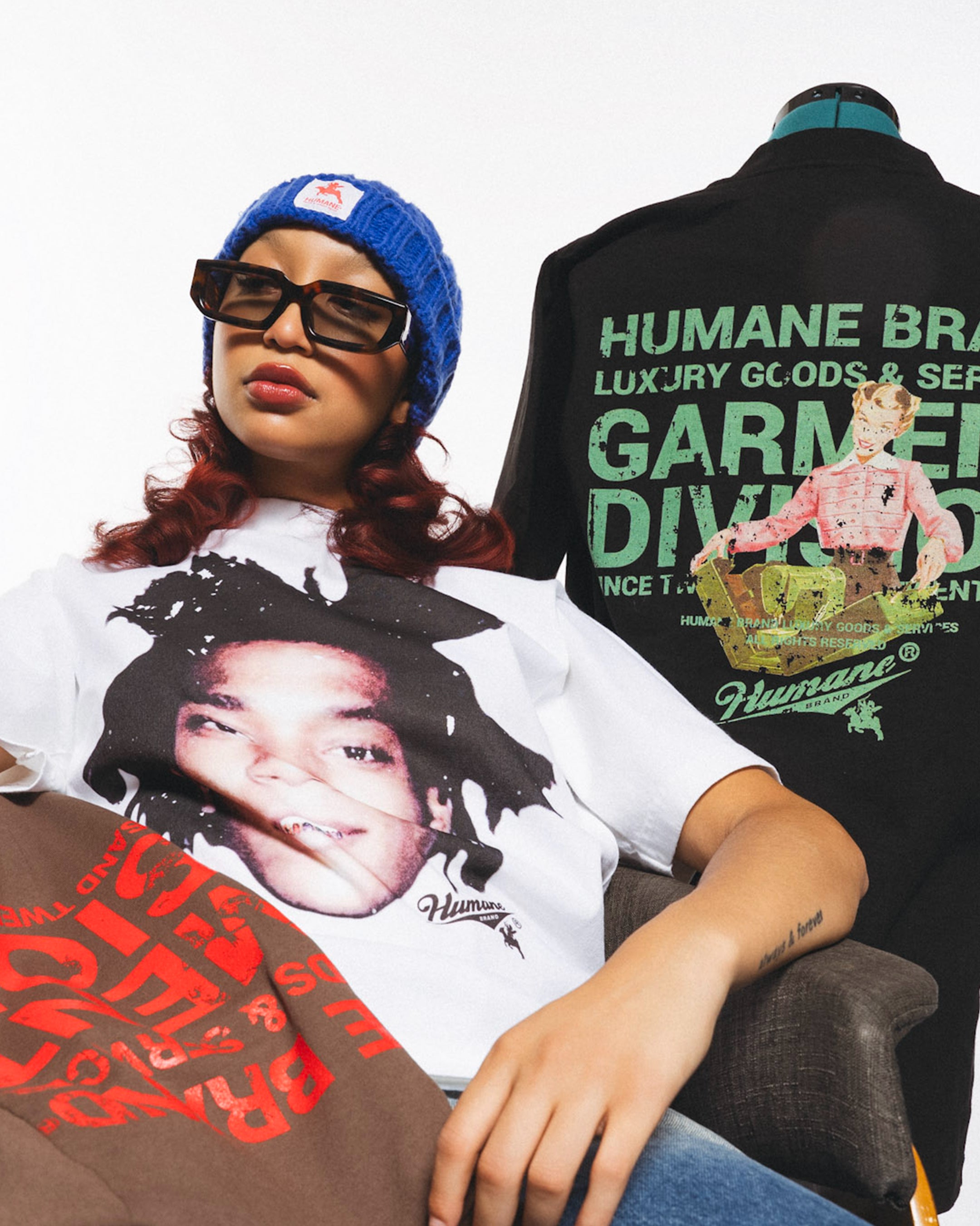 HUMANE BRAND® Black Garment Division T-Shirt