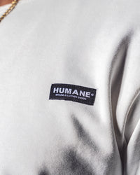 HUMANE BRAND® Garment Division Raw Edge Crew Neck