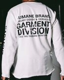 HUMANE BRAND® Garment Division Raw Edge Crew Neck