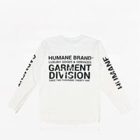 HUMANE BRAND® Garment Division Raw Edge Crew Neck