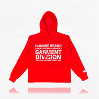 HUMANE BRAND® Garment Division Raw Edge Hoodie