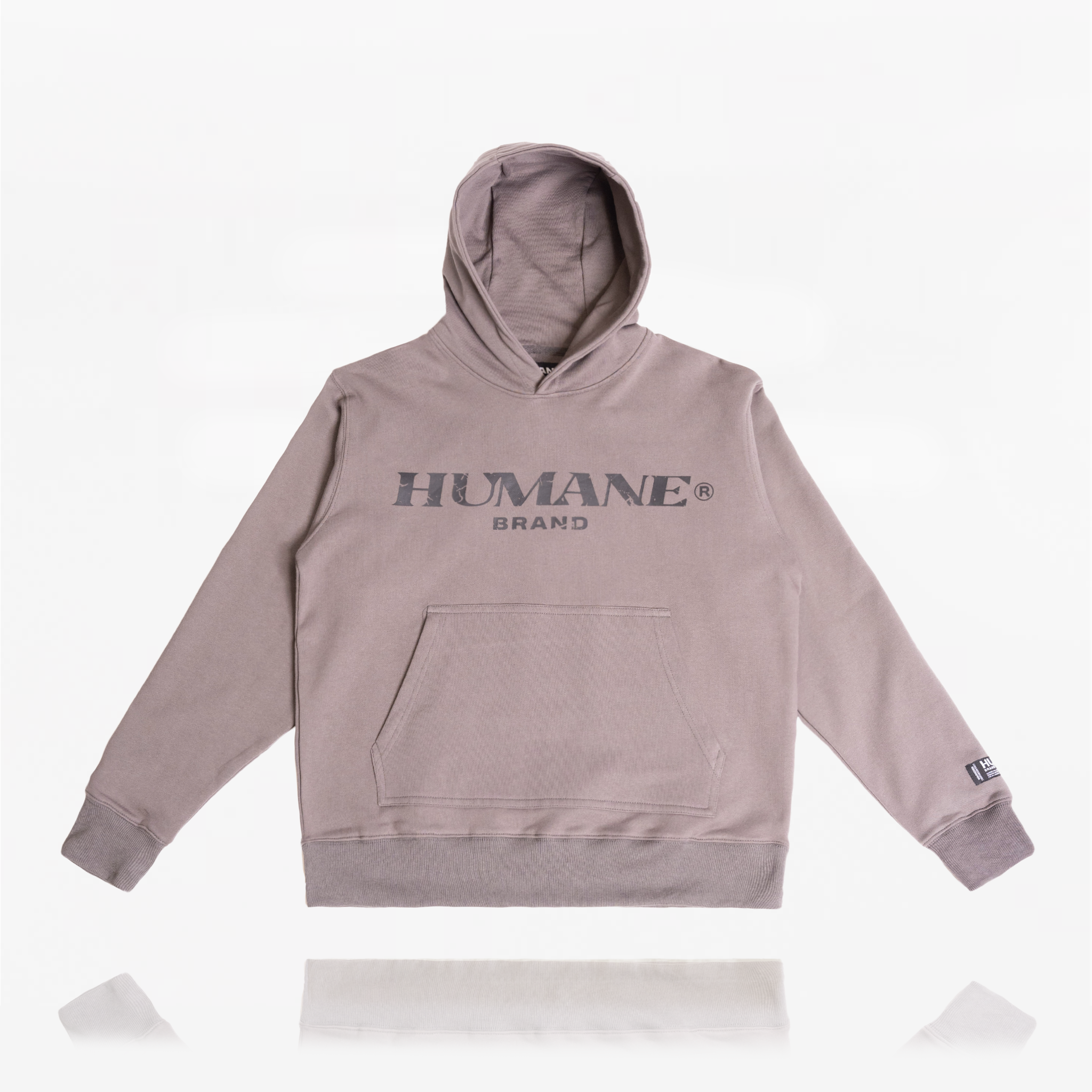 HUMANE BRAND® Graphite Grey Logo Hoodie