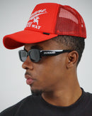 HUMANE BRAND® Red Unique Trucker Hat