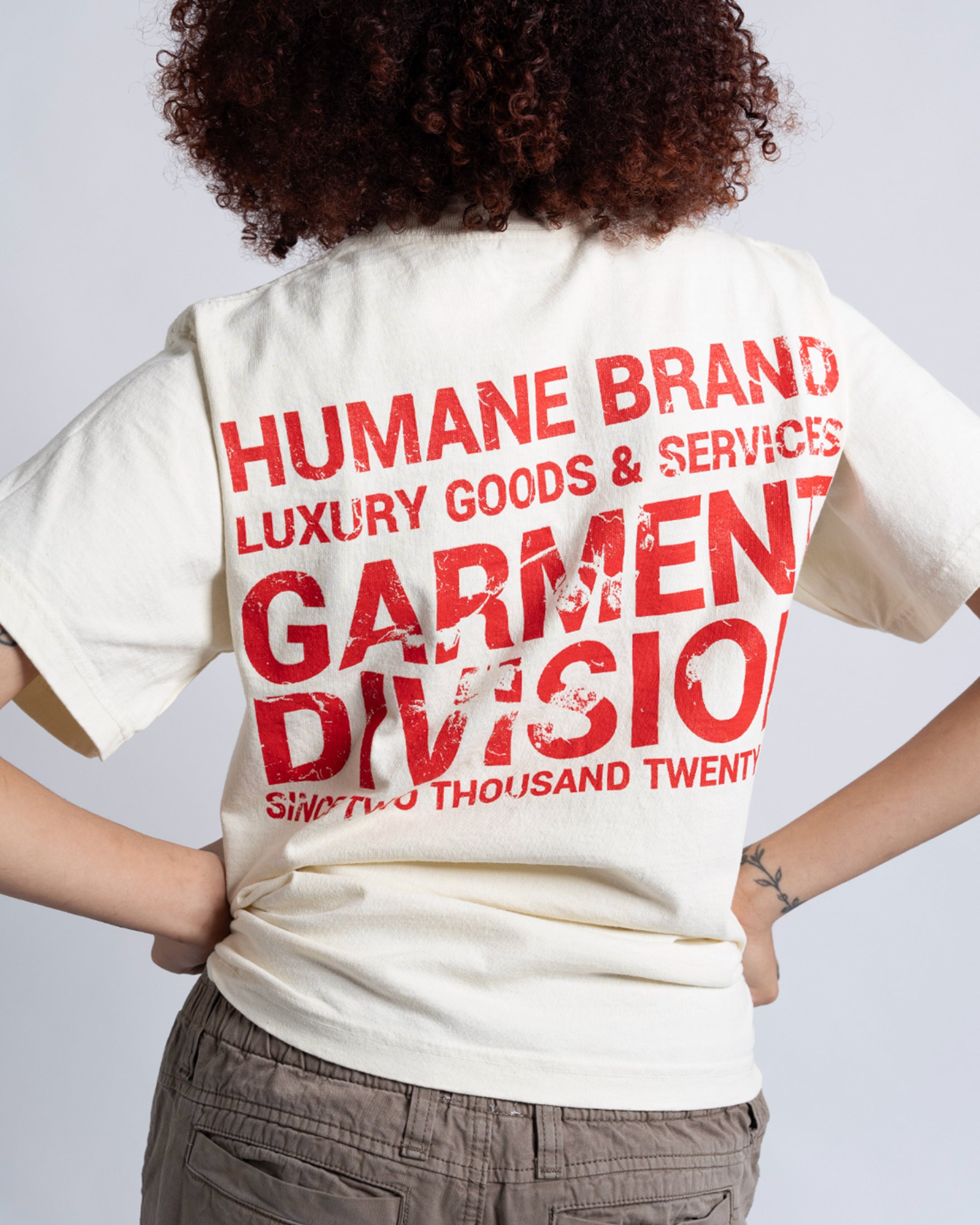 HUMANE BRAND® Tan Garment Division T-Shirt