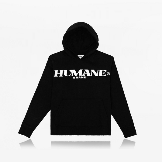 HUMANE BRAND® Logo Raw Edge Hoodie