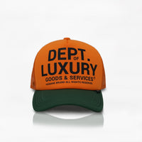 HUMANE BRAND® Orange & Green Dept. of Luxury Trucker