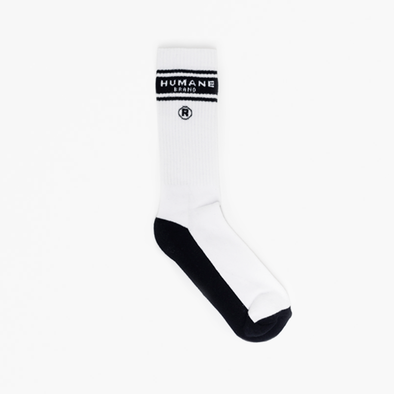 HUMANE BRAND® Two Stripe Logo Socks