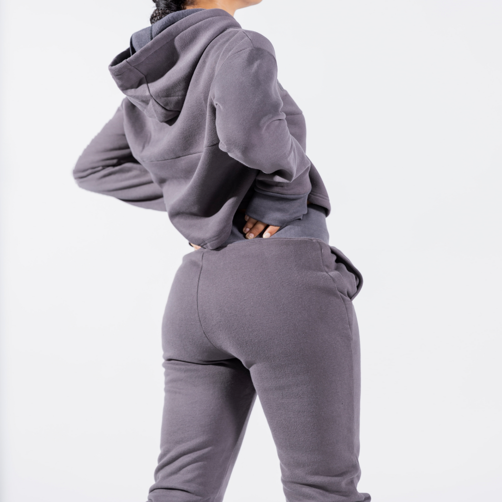 HUMANE BRAND® Women's Dark Gray Crop Sweatsuit – Humane Brand & Luxury Goods